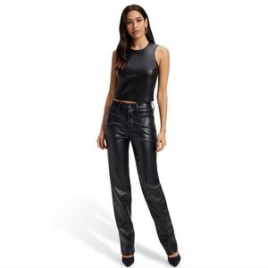 Good American Better Than Leather Good Icon Pants